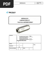 Laboratorio 7 Hidraulica Valvulas de Antirretorno PDF