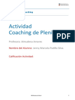 Actividad Semana 2 Coaching de Plenitud