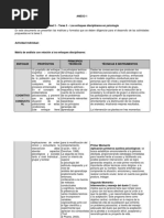 Matriz Enfoque Cognitivo Conductual