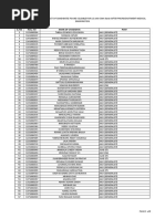 Pre Recruitment Medical Result