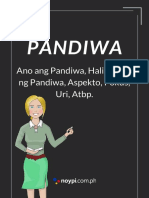 Halimbawa NG Pandiwa, Aspekto NG Pandiwa, Pokus, Uri, Atbp.