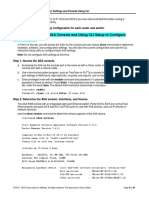 Lab - Configure ASA 5505 Basic Settings Using CLI