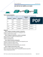 8.5.4.3 Lab - Building A Switch and Router Network PDF