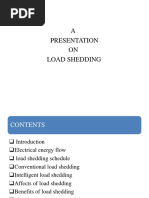 Presentation On Load Shedding