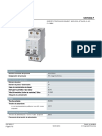 5SY62027 PIA Magnetotérmico Datasheet