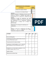 Cronograma de Actividades