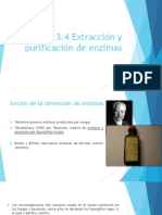 Producción de Enzimas y Act E, Separacion Purif