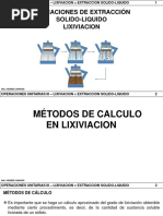 10.4 - Extraccion Solido-Liquido - Metodos de Calculo PDF