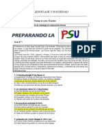 Prueba N 1 Entrenamiento PSU Comprension Lectora