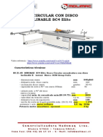 Sierra Escuadradora Minimax SC4 Elite SCM Italia PDF