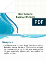 Knapsack Problem Intro