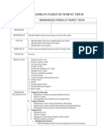 Sop Memandikan Pasien Di Tempat Tidur