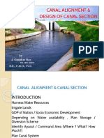 Canal Alignment & Design Canal Section