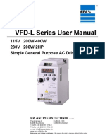 DELTA VFD-L Quickstart Manual