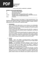 Informe Saneamiento de Documentacion Legal Iep. 70108 2019