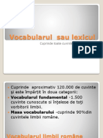 Vocabularul