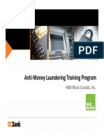 Anti Money Laundering Training Program 2016