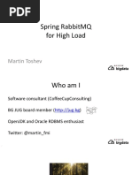 Spring RabbitMQ For High Load