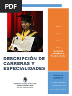 Descripcion Carreras UNE PDF