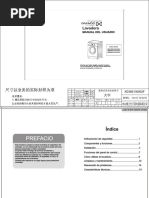 Manual de Usuario Lavadora Daewoo Dwd-mg1011