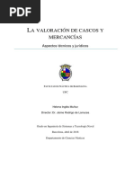 La Valoración de Cascos y Mercancías PDF