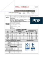 Ficha Tecnica Barras Corrugadas PDF