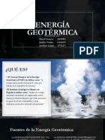 Energía Geotérmica