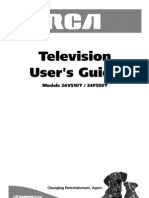 Television User's Guide: Models 24v510"r