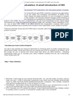 Carbon Footprint Calculation - A Small Introduction of ISO 14064 - Green Clean Guide