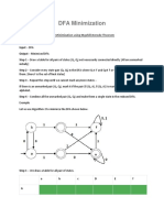 DFA Minimization