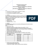 Semana 9 - Examen Parcial de Hidrología, Hidráulica y Drenaje - URP - 2019-2 (Tema 1)