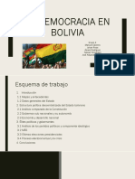 La Democracia en Bolivia