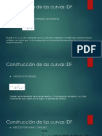 Construcción de Las Curvas IDF