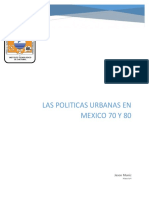 2.2.3 La Politica Urbana en Mexico