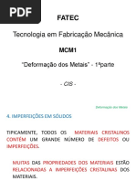 04 - DEFORMAÇÃO DOS METAIS - 1 Parte PDF