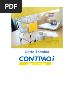 CARTA TÉCNICA CONTPAQ Punto de Venta