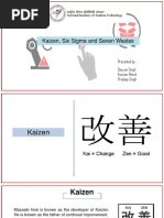 Kaizen, 6 Sigma, 7 Wastes