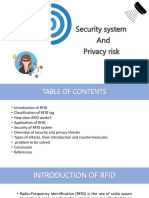 Security Issues in RFID