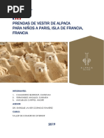 (Chamorro, C., Fernández, C., Mazuelos, A.) Prendas de Vestir de Alpaca para Bebés A Paris, Île de France, Francia