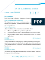 Utilization of Electrical Energy