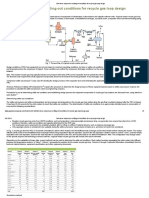 Determine Compressor Settling-Out Conditions For Recycle Gas Loop Design