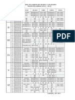 Jadwal Pelajaran KTSP