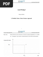 AP I - 2. Portfolio Choice Mean Variance Approach