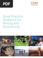 ICMM Good Practice Guidance For Mining and Biodiversity