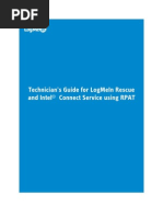 Technician'S Guide For Logmein Rescue and Intel Connect Service Using Rpat