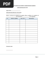 Formato de Refuerzo para Estudiantes