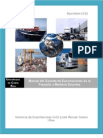 Manual Gerencia de Exportaciones