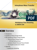 CFX Multiphase 14.5 L07 Interphase Mass Transfer