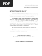 Escrito Señalando Domicilios Correctos de Demandados Juicio Ejecutivo Mercantil