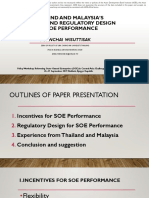 Session 2.1: Thailand and Malaysia's Incentive and Regulatory Design For SOE Performance by Pornchai Wisuttisak